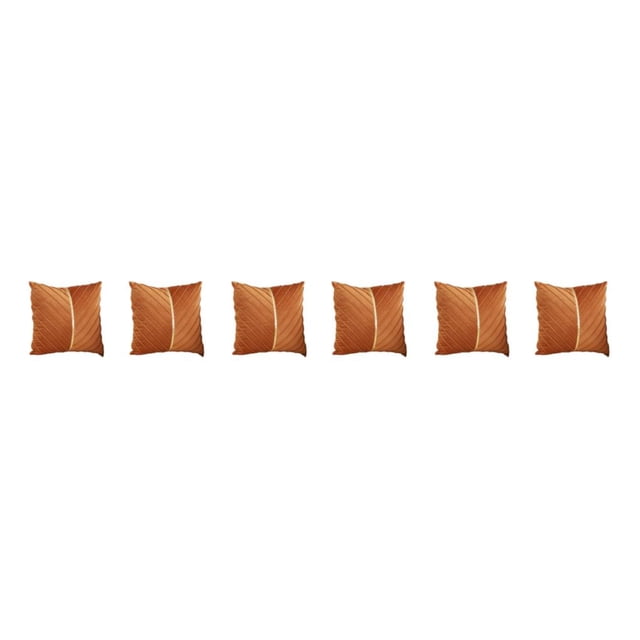 Yuarrent Funda de cojín de terciopelo para decoración del hogar, 2 pack/lote, con hilo dorado simétrico, estampado saludable de chocolate Type1 NO1