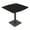 Black Cypress w/Black Base, variant on 45" Small Boat Bistro Height Table Square Metal Base Bar Table