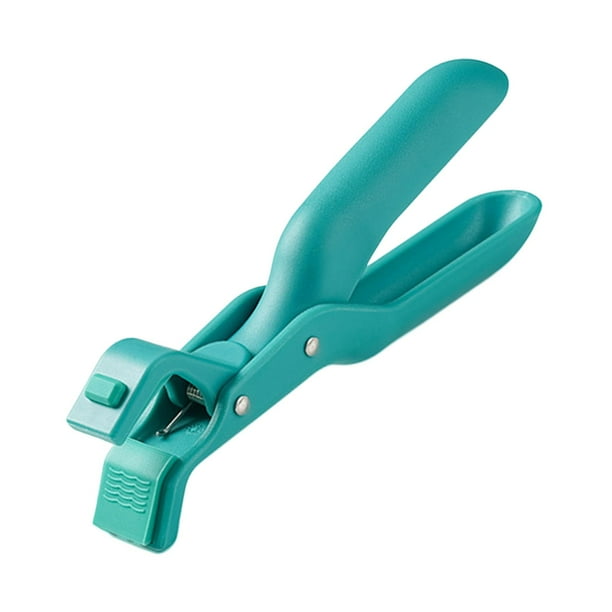 Pinza de silicona para quitar pinzas antiescaldaduras, pinza para sartenes y ollas. verde