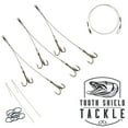thumbnail image 4 of Tooth Shield Tackle 3 Pack Musky Sucker Rig (175 lb) / Muskie Pike Quick Strike Rig Sucker Harness Terminal Tackle (Camo), 4 of 4