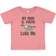 thumbnail image 3 of Inktastic My Mimi and Papa Love Me Sloth Girls Baby T-Shirt, 3 of 5