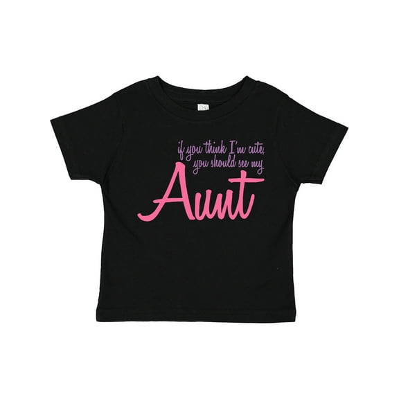 Inktastic Cute Aunt Boys or Girls Toddler T-Shirt