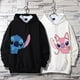 thumbnail image 4 of Sudadera con capucha de Disney para mujer, suéter holgado con capucha de Stitch, otoño e invierno, 2023, 4 of 5