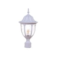 thumbnail image 2 of Acclaim 5067TW Suffolk Collection 1-Light Post Mount Outdoor Light Fixture, Textured White, 2 of 2