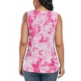thumbnail image 3 of FIUFY Womens Tank Tops Sleeveless Button Down Shirts V Neck Tie Front Knot Tunic Blouses, 3 of 4