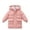 Pink, variant on Cethrio Girls Puffer Jackets, Warm Waterproof Full Zip Mid-length Winter Coats Pink Size 7-8