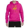 thumbnail image 2 of Stand Out From The Crowd Be Different Inspirational Inspirational/Christian Unisex Graphic Hoodie Sweatshirt, Fuschia, Small, 2 of 3
