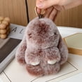 thumbnail image 3 of Bunnylulu Easter Keychain With Tin Box, Bunny Lucky Keychains, Handmade Soft Bunny Keychain, 3 of 5