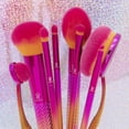 Moda Sunset Prismatic 8pc Makeup Brush Set, Includes Contour, Small