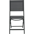 thumbnail image 5 of Hanover Del Mar 5-Piece Outdoor Dining Set with 4 Sling Folding Chairs and a 38" Square Dining Table, 5 of 12
