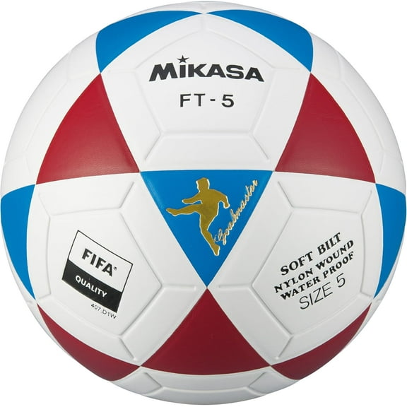Mikasa FT5 FQ Special Footvolley, Soccer Ball Blue/Red Size 5