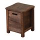thumbnail image 1 of Taburete de almacenamiento de madera Taburete pequeño para el hogar Decoración Artesanía con forma redondeada 30cmx30cmx35cm, 1 of 9