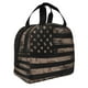 thumbnail image 2 of Easygdp American Flag with Desert Camouflage Bolsa Térmica Premium - Tela Oxford Impermeable, Gran Capacidad, Bolsillo Frontal, Unisex para Trabajo, Escuela, Actividades al Aire Libre y Picnics, 2 of 8