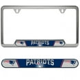 thumbnail image 1 of New England Patriots Premium Stainless License Plate Frame, 1 of 1