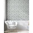 thumbnail image 5 of Ambesonne Christmas Peel & Stick Wallpaper for Home, Deer in the Winter Forest, 13"x100", Dust Grey Pale Taupe, 5 of 6