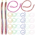 thumbnail image 1 of Shisuyan Colorful Ropes Assorted Color Nylon 6Pcs 19.3X0.08X0.04In, 1 of 8