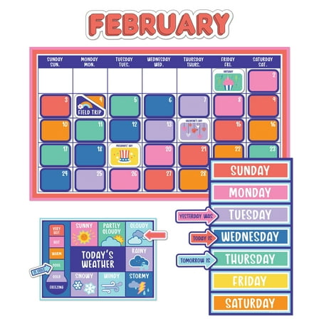 Carson Dellosa We Belong Calendar Bulletin Board Set (137 pieces ...