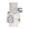 thumbnail image 2 of Regulador de presión de aire con manómetro de 14,5 a 123,3 PSI, miniválvula de control para compresores de aire y herramientas neumáticas G3/8 pulg., 2 of 14