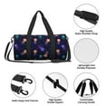 thumbnail image 6 of Easygdp Sea Jellyfish Travel Bag, Camping, Weekend, Carry On Overnight Duffel Bag with Shoulder Strap, 6 of 8