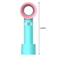 thumbnail image 3 of Mini ventilador portátil de mano sin aspas, recargable por USB, ventilador de refrigeración de verano de 3 velocidades, 3 of 4