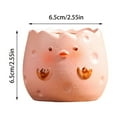 thumbnail image 3 of 2PCS Chicken Planter Ceramic Cute Flower Pot Cartoon Chick Planter Succulent Pot for Indoor Outdoor Home Garden Decoration (Egg Shape), 3 of 4