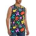 thumbnail image 2 of Balery Colorful Air Balloons1 Camisetas sin mangas para hombre, absorbe la humedad y protege contra el mal olor.-X-Large, 2 of 7