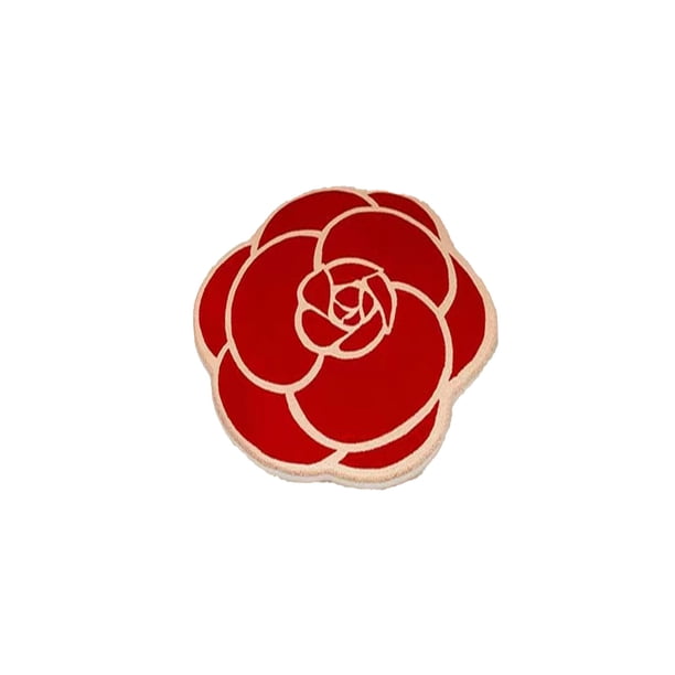 Regalos Del Día de San Valentín Día de San Valentín Cojín de la Silla de Casa Roja, Cojín de Cadera, Taburete Antideslizante Cálido Y Cómodo de Oficina, Cojín de Cuatro Estaciones, 15.75x15.75In