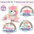 thumbnail image 4 of MaoGoLan 5pcs Cat Stuffed Animal 24" Stuffed Cat Toy Mommy Caticorn with 4 Kitties Plush Toy, 4 of 7