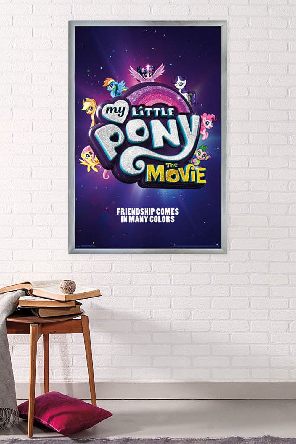 Hasbro My Little Pony Movie - One Sheet Wall Poster, 22.375" x 34", Framed