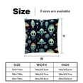 thumbnail image 5 of Alien Set of 2 Velvet Throw Pillow Covers Inserts for Bed Pillow, Decorative Pillows - 16x16 18x18 20x20 Inches with Unique Patterns for Various Occasions, 5 of 6