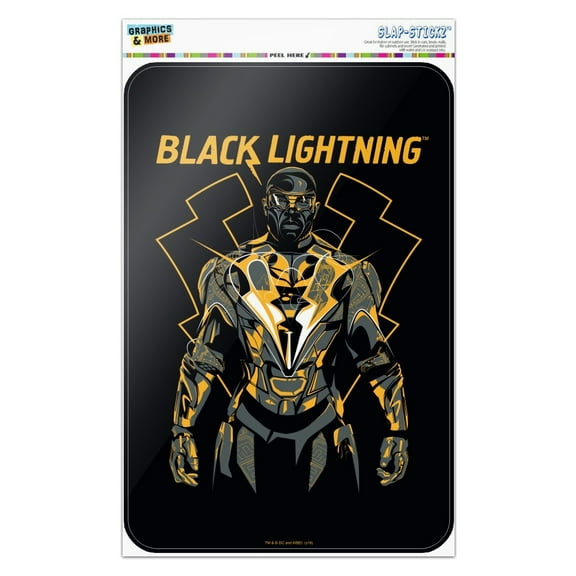 Black Lightning Graphic Home Business Office Sign