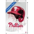 thumbnail image 3 of MLB Philadelphia Phillies - Drip Helmet 22 Wall Poster, 22.375" x 34", 3 of 4