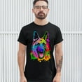 thumbnail image 3 of Tee Hunt Happy German Shepherd T-Shirt Andy Maxx Dog Men's Tee, 3 of 5