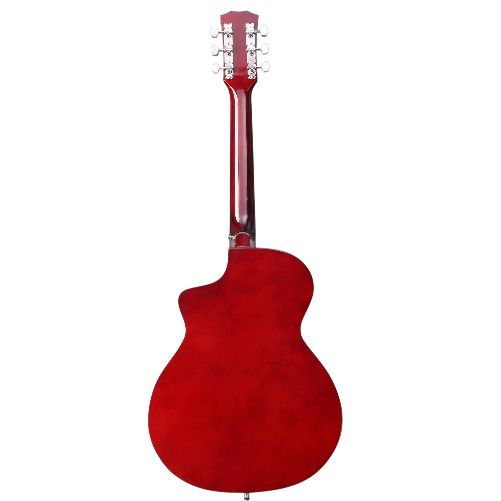 38-Inch Acoustic Guitar, JF Folk Body, Basswood Top and Neck, 6 Steel Strings, 21 Frets, Beginner Starter Kit with Gig Bag, Strap, Picks, Capo and Tuner