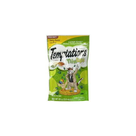TEMPTATIONS MixUps Treats for Cats CATNIP FEVER (Pack of 10)
