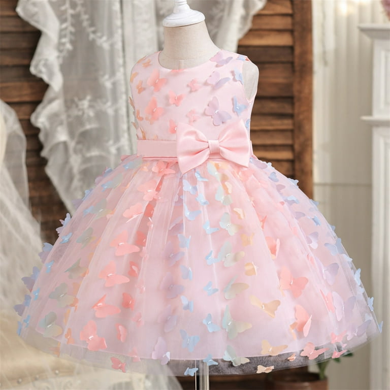 girl's glitter tulle ruffle hem dress reviews CYMMPU Casual Party Tulle Sundress for Kid Toddler Princess Dress Fashion Ball Gown for Little Girls Sparkly Sequin Birthday Prom Outfit Mesh Gauze