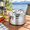 1.1Quarts Bowl, variant on 1.6 Quarts Stainless Steel Stovetop Kettle for Camping and Emergency Use