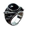 thumbnail image 1 of Black Creative Snake Ring Animal Exquisite Finger Ring Fashion Finger Jewelry, 1 of 7