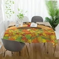 thumbnail image 6 of 60"x60" Thanksgiving Turkey Tablecloth, Waterproof Washable Polyester Square Table Cover, Durable Tablecloth for Kitchen Dining Table Party Decor, 6 of 7