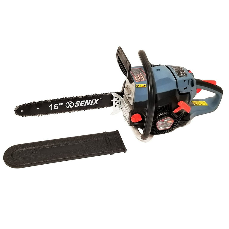 SENIX CS4QL-L3 4QL Gas Chainsaw with 16-inch Oregon Bar and Chain