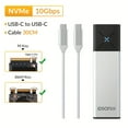 thumbnail image 3 of IDsonix NVMe SSD Enclosure M.2 SATA NVMe Dual Protocol Enclosure External SSD Case Type C Hard Drive Case Support M And M&B Key, 3 of 5