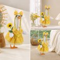 thumbnail image 2 of Aurorax Fall Porch Goose Outfits 23" Holiday,Goose Clothes for Cement Goose Porch Goose 17/19 inch,Sunflower Printed Lady Thanksgiving Porch Goose Accessories for Outdoor Harvest Decor for Home, 2 of 7