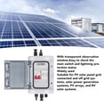 thumbnail image 4 of CAJA DE COMBINADOR FOTOVOLTAICO, CAPARAZÓN DE RETARDANTE RESTENTE A LOS Rayos UV IP65 DC500V 32A CUCTITORO FOTOVOCOICO INSTALACIONA SIMPLE CON CONTRACCIÓN CONTRA SOBRETENSIONES, 4 of 7