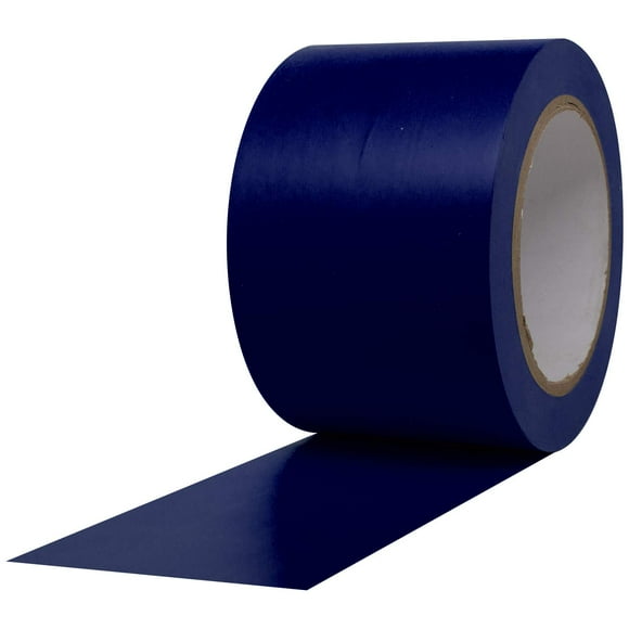 ProTapes Pro 50 Premium Vinyl Safety Marking and Dance Floor Splicing Tape, 6 mils Thick, 36 yds Length x 3" Width, Blue (Pack of 1)