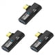 thumbnail image 1 of 3X Adaptador USB C A USB 3.2 2 en 1 con Puerto de Carga de 100 W, Convertidor 4/3 OTG para Ally, para , Negro, 1 of 5