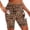 Brown-01, variant on Yoga Shorts High Waist Leopard Printed Three Inch Yoga Shorts Side Pockets Elastic Tummy Lift Summer Shorts Leggings Women