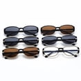 thumbnail image 3 of Women's narrow-frame cat-eye sunglasses for square and round faces, slimming effect, 3 of 3