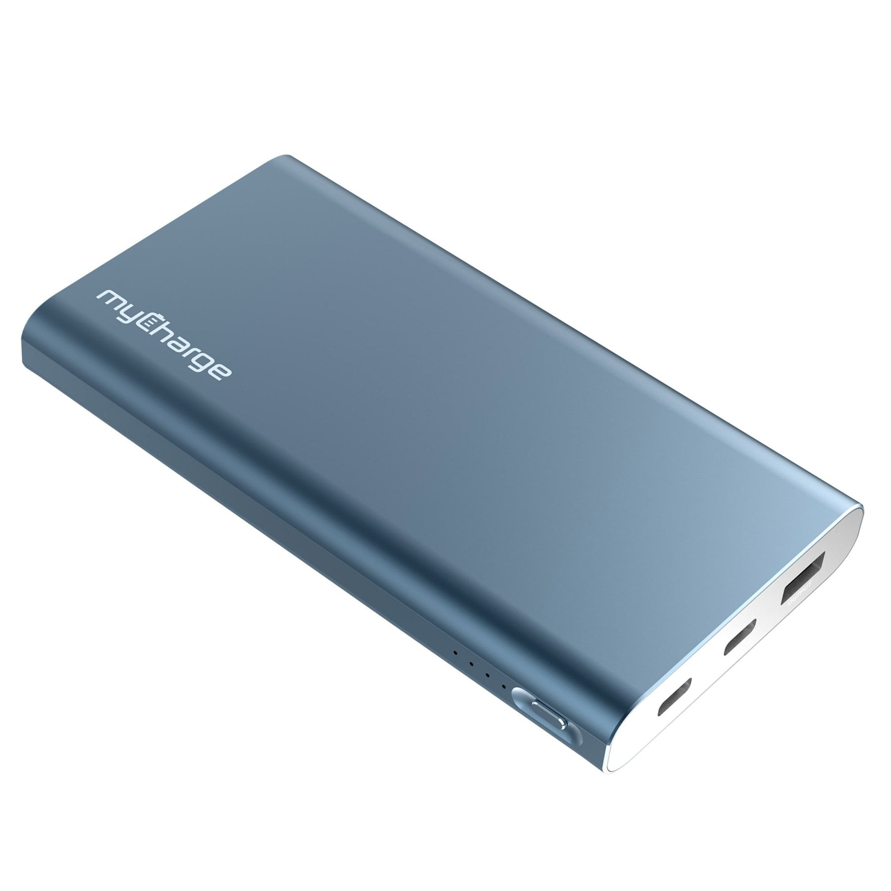 myCharge Razor Xtra Turbo 12000mAh/18W Dual USB-C &#38; USB-A Port Portable Charger- Blue