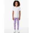 thumbnail image 2 of KPop Demon Hunters Girls' Huntrix Icon Graphic Leggings, Sizes 4-16, 2 of 9