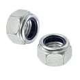 thumbnail image 1 of 2 Pcs Écrous de Verrouillage M18x2.5mm, Insert en Nylon Inoxydable 316 Autobloquant, 1 of 6